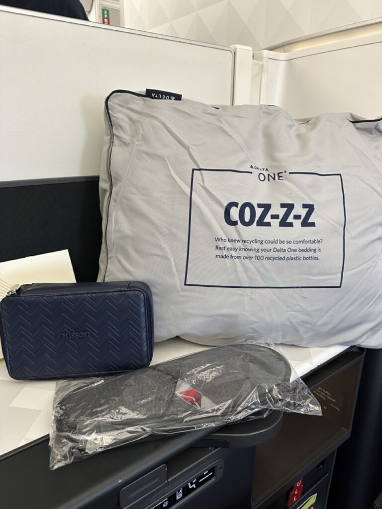 delta one london to seattle review