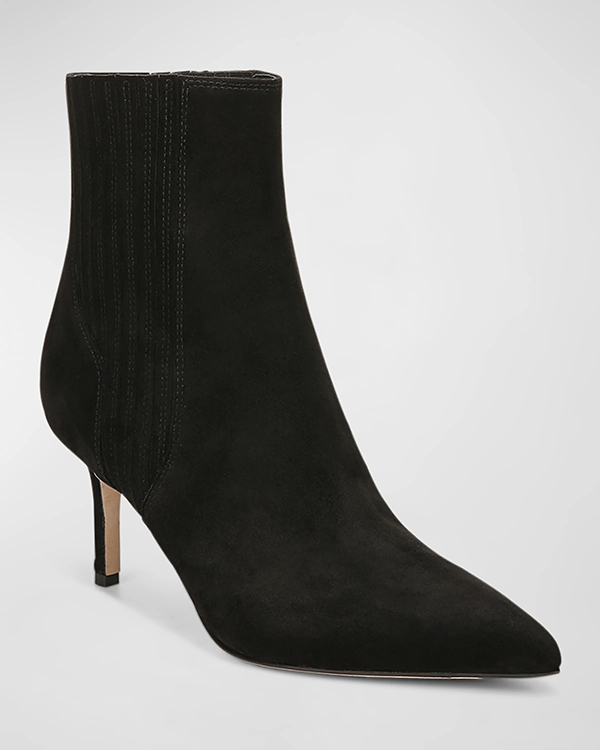 Veronica Beard black Lisa dressy boots.