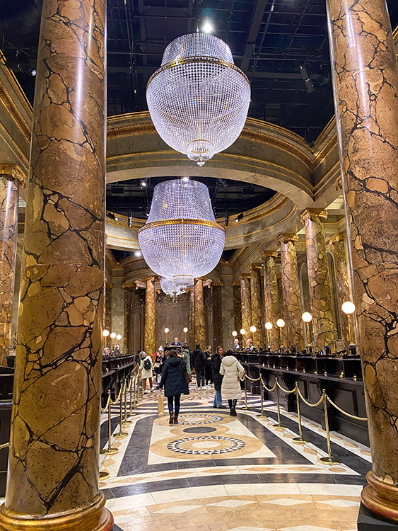 A set at the Harry Potter Studio Tour, London, England.