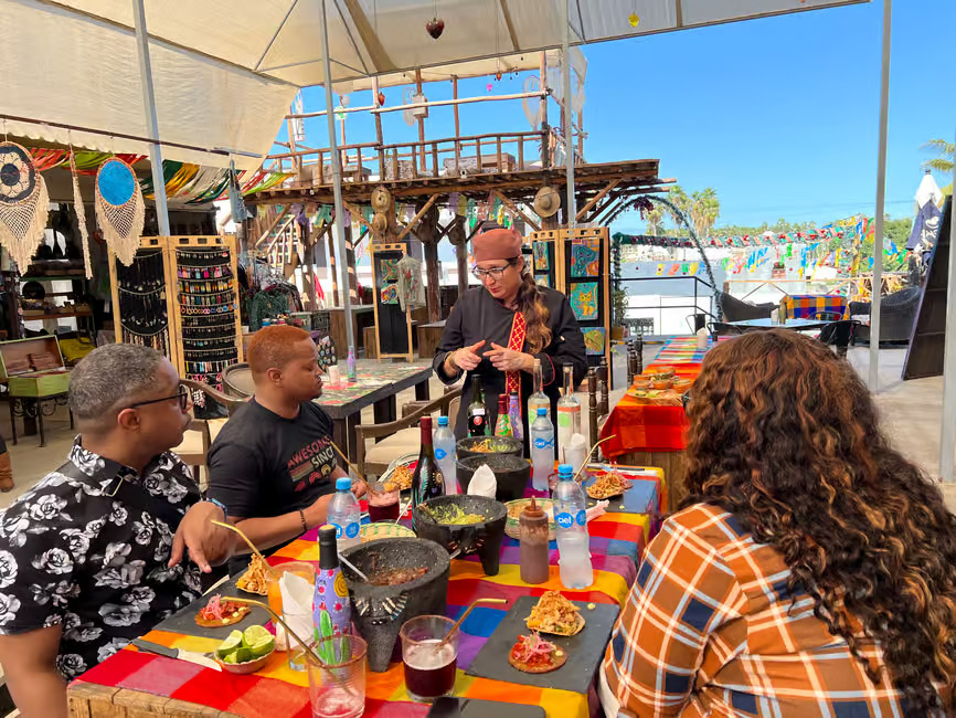 A Mexican cooking class in Los Cabos, Mexico.