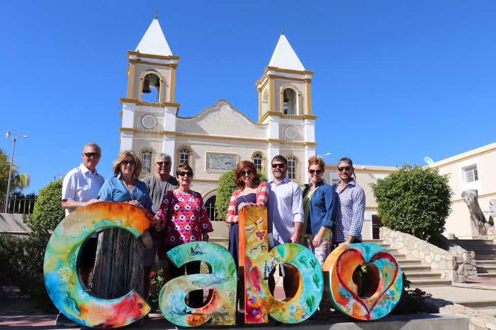 Guided walking tour of Cabo San Lucas, Mexico.