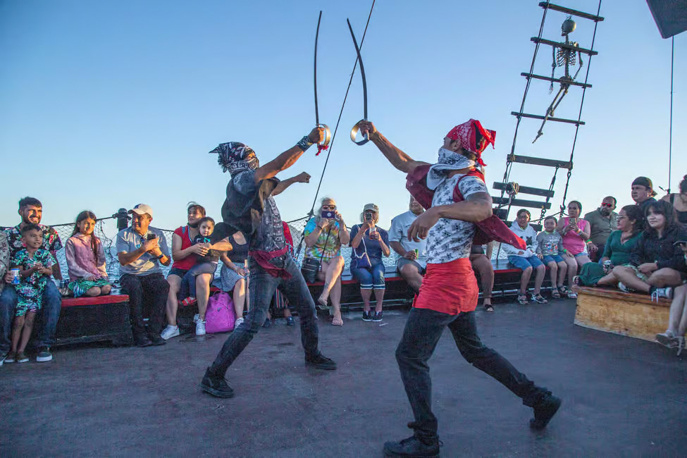 A Pirate Ship tour in Los Cabos, Mexico.