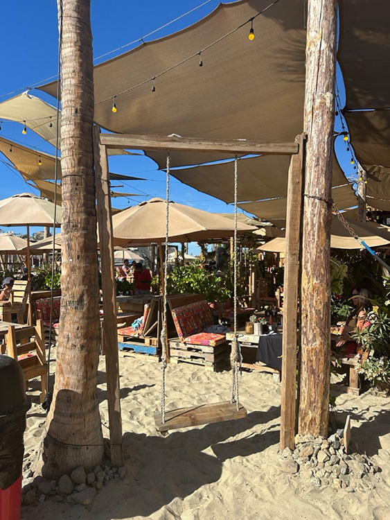 Los Cerritos Beach Club, Los Cerritos Beach, Mexico.