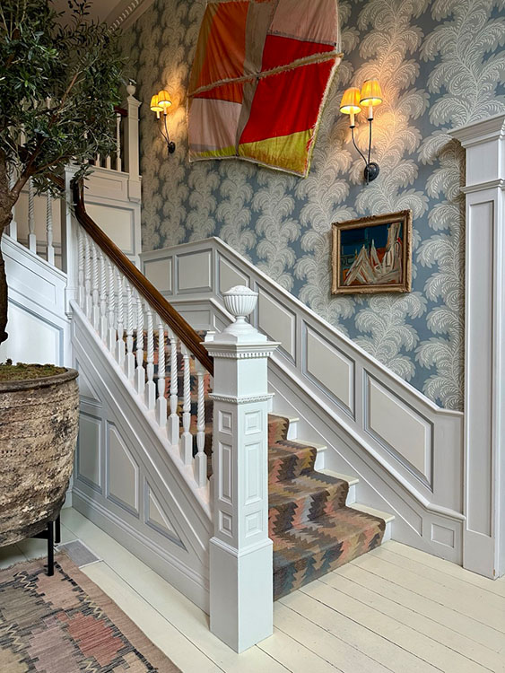 Interior decor at the Mayflower Inn, Washington, CT.