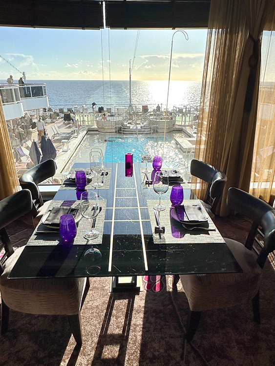 The Tamarind restaurant on the Holland America Line MS Rotterdam.