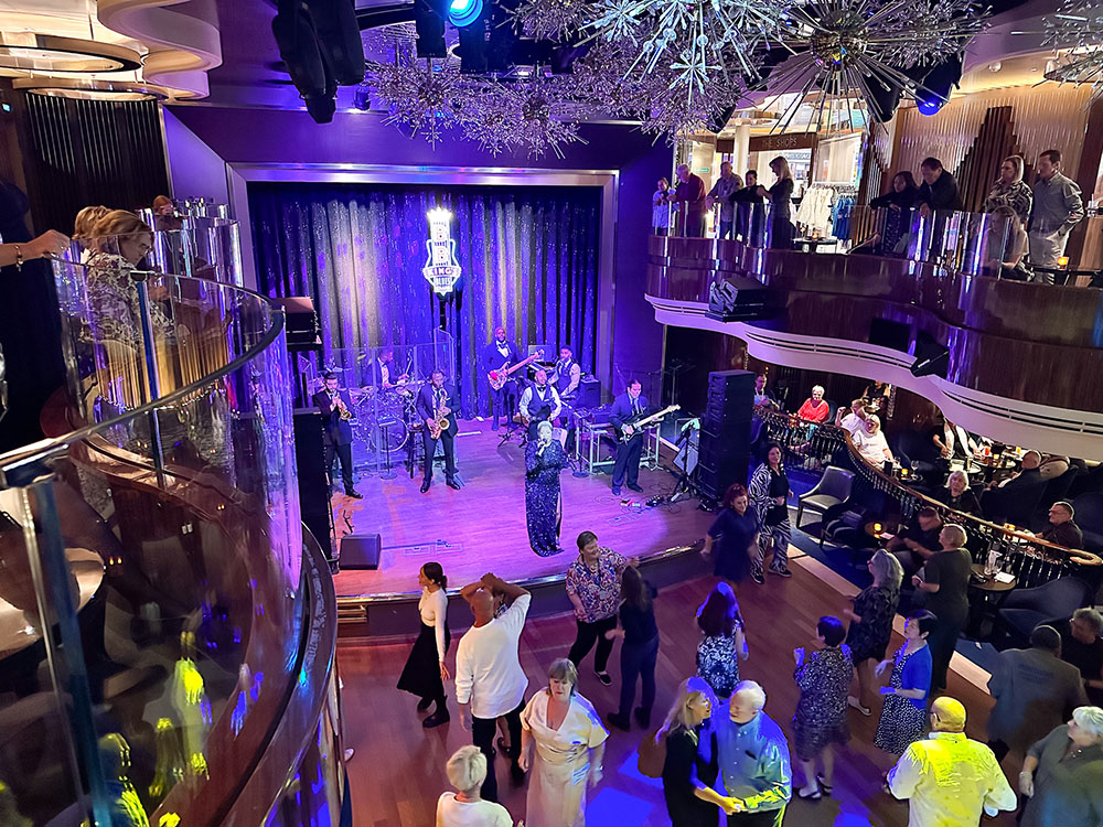 B.B. Kings on board the MS Rotterdam, a Holland America Line cruise ship.