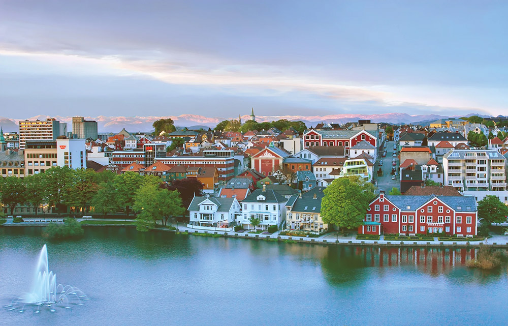 View of Stavanger in Norway.