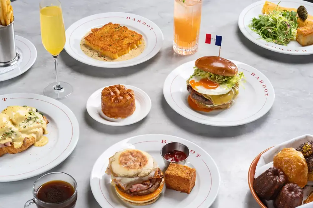 Brunch at Bardot Brasserie at the Aria Resort & Casino, Las Vegas.