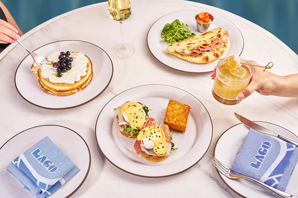 Brunch at Lago at the Bellagio, Las Vegas.