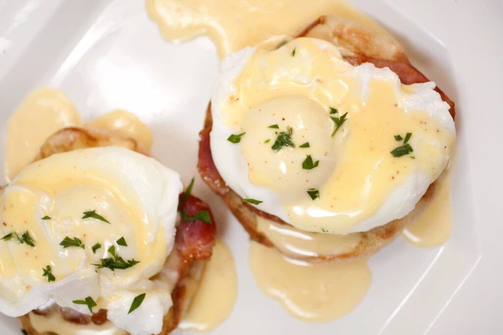 Eggs Benedict at Bottiglia at Green Valley Ranch Casino, Las Vegas.