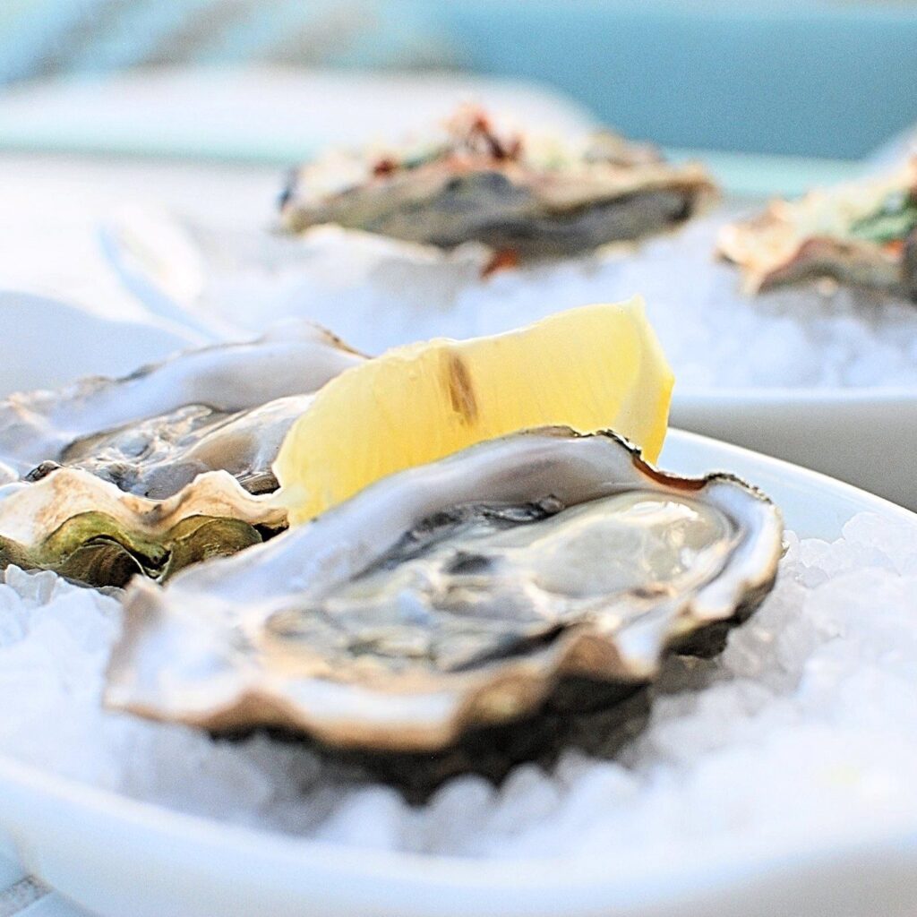 Oysters at Bottiglia at Green Valley Ranch Casino, Las Vegas.