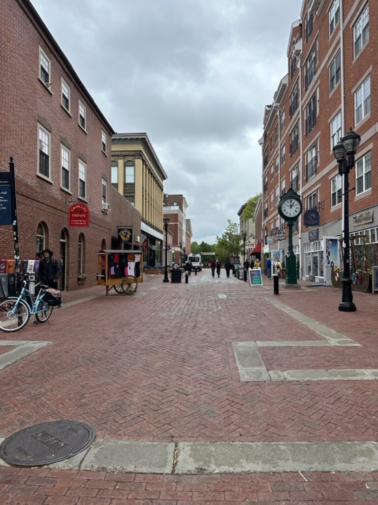 Downtown Salem near Boston, Massachusetts.