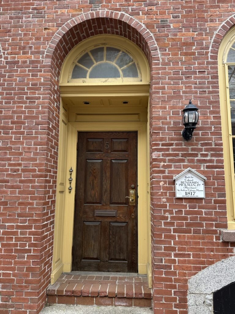 Old fashioned architecture in Salem near Boston, Massachusetts.