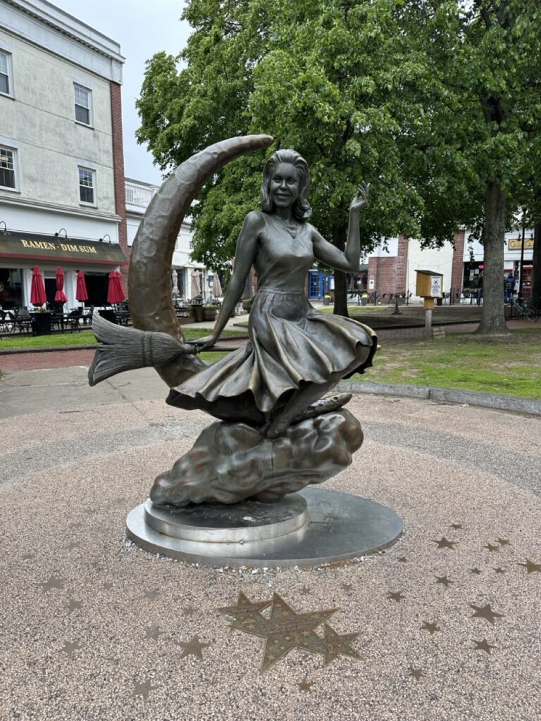 The statue of Samantha from the TV show Bewitched in Salam, near Boston, Massachusetts.