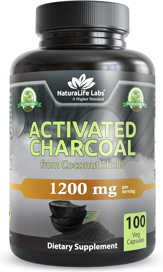 Activated charcoal tablets.