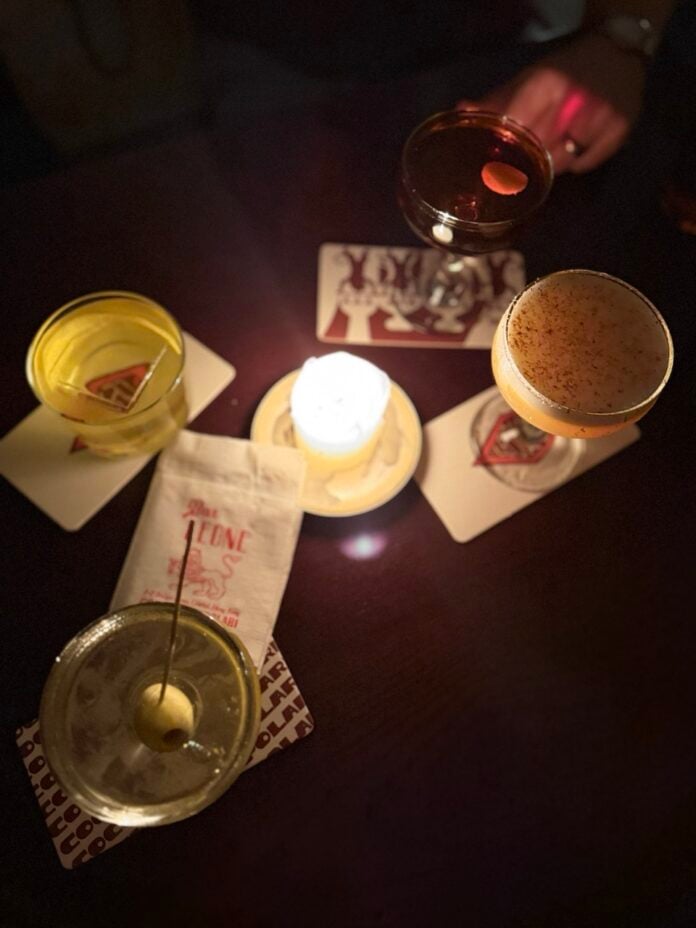 Bar Leone drinks A selection of cocktails at Bar Leone, Hong Kong.