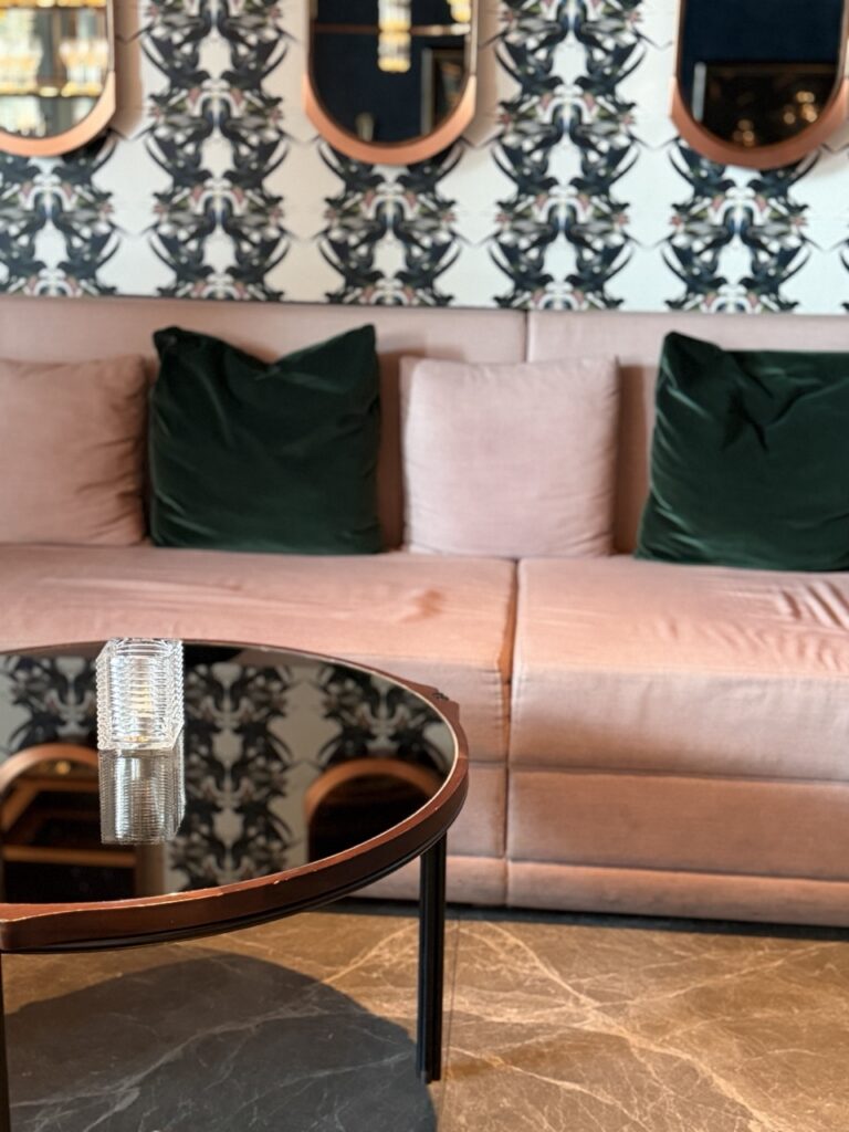 Elegant decor at the XX bar, Hong Kong.