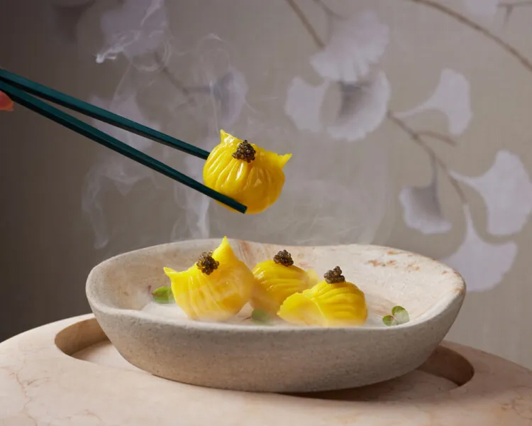 Gluten-free dim sum at Hoi King Keen restaurant, Hong Kong.