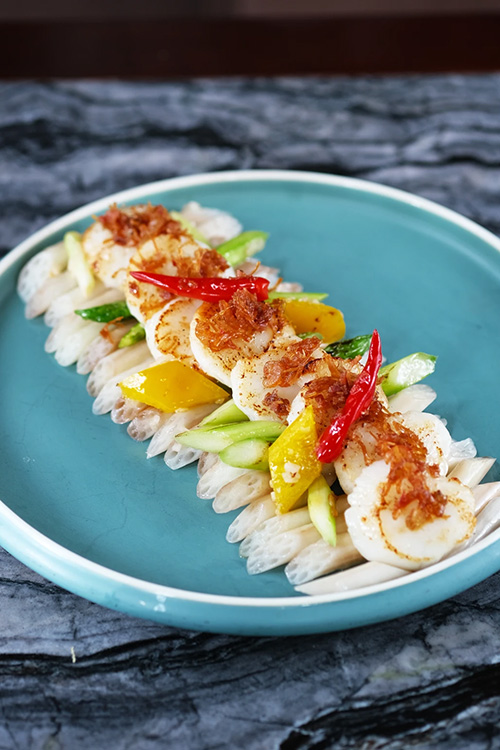 A gluten-free dish at Hoi King restaurant, Hong Kong.